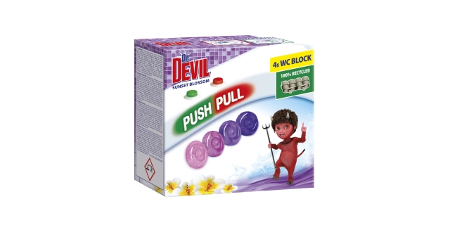 Dr. DEVIL WC PUSH PULL GEL 4x20 g Sunset Blossom                                                                                                                                                                                                          